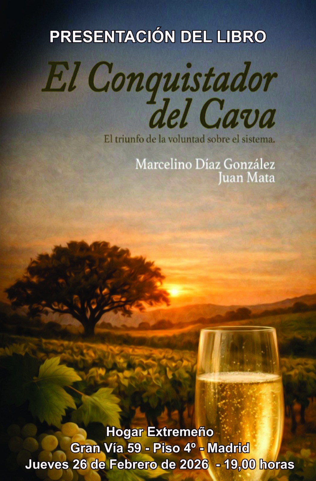 Jueves 26 de febrero 19:00 h.