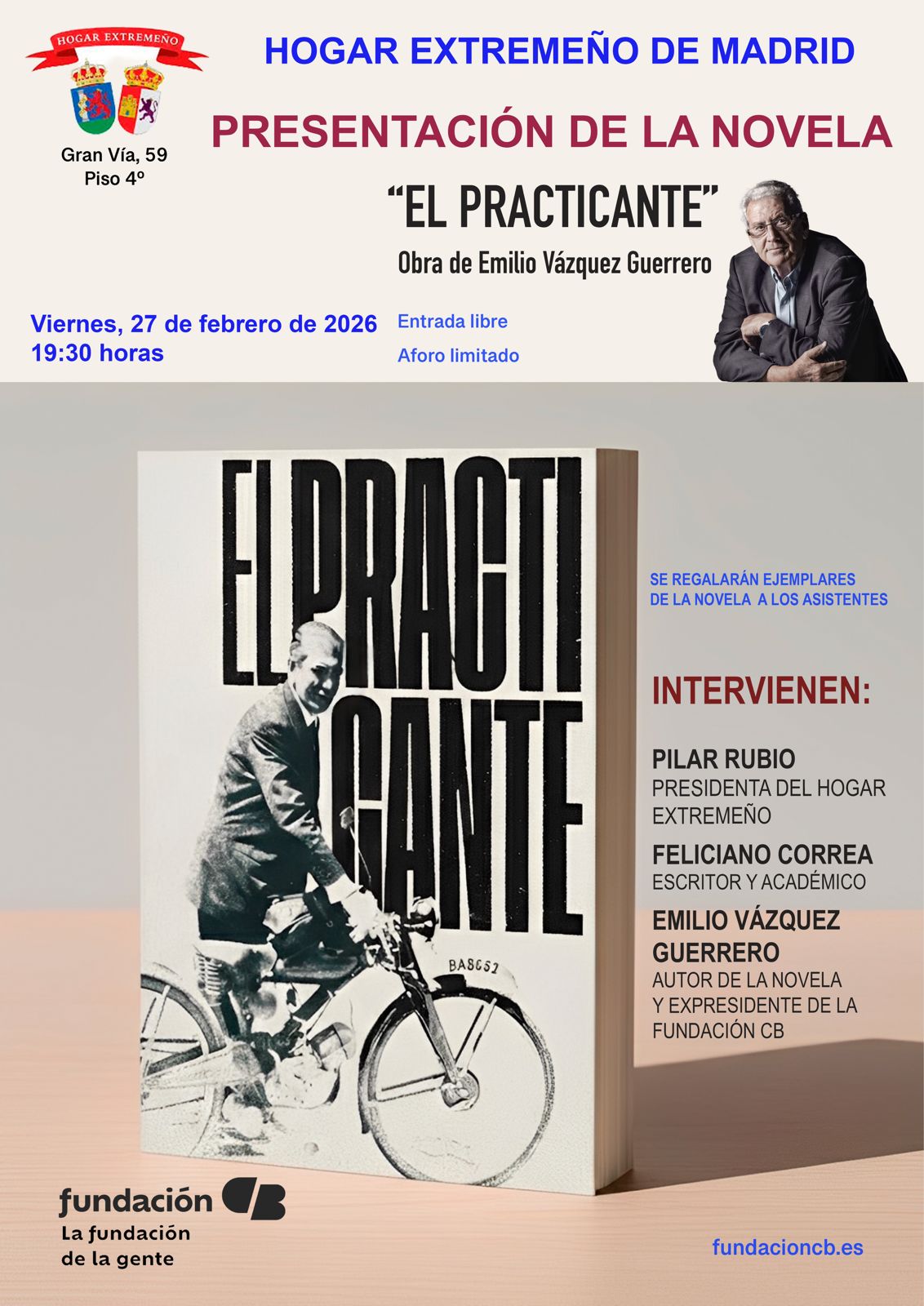 Viernes 27 de febrero 19:30 h.