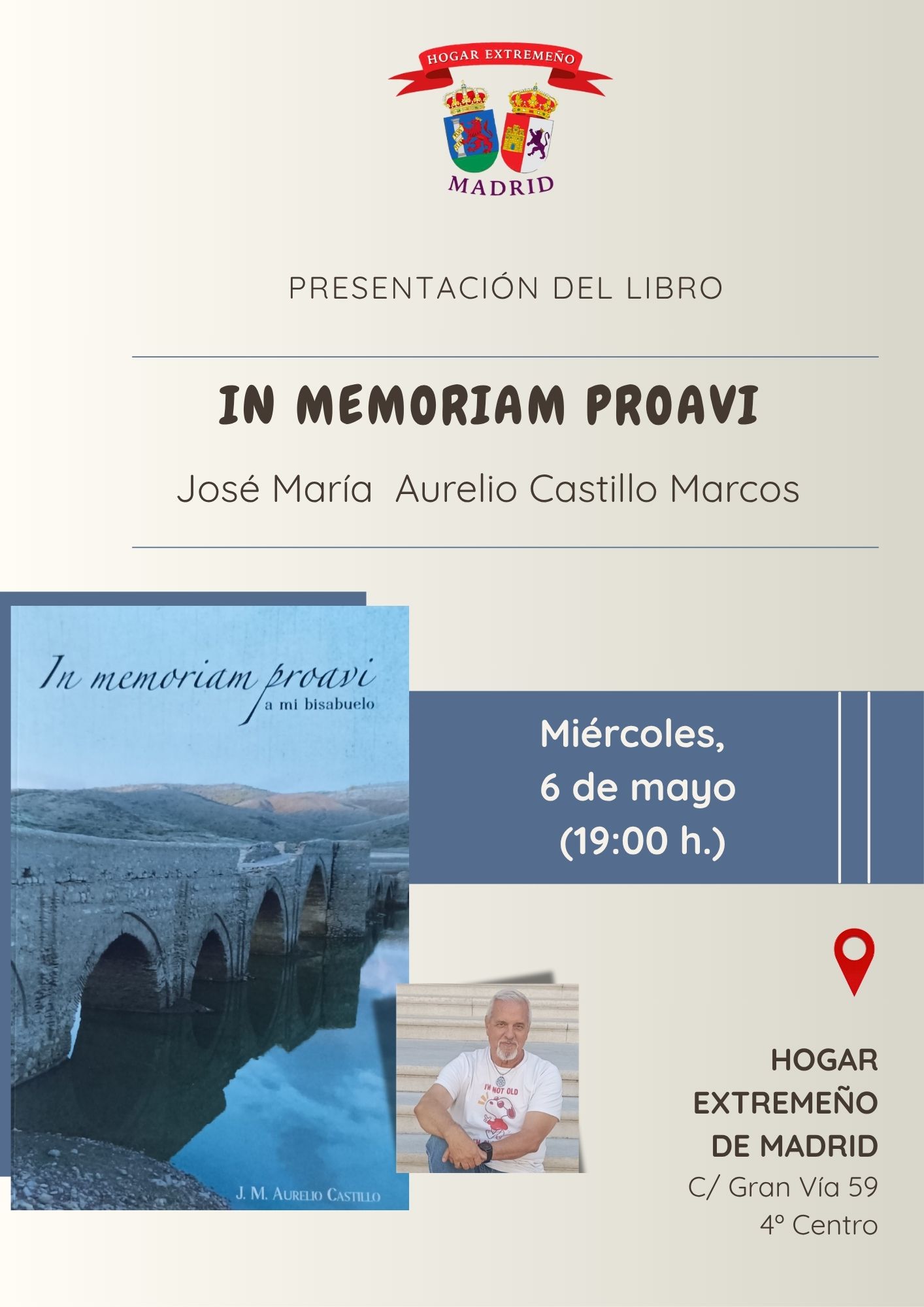 6 de mayo, 19:00 h.